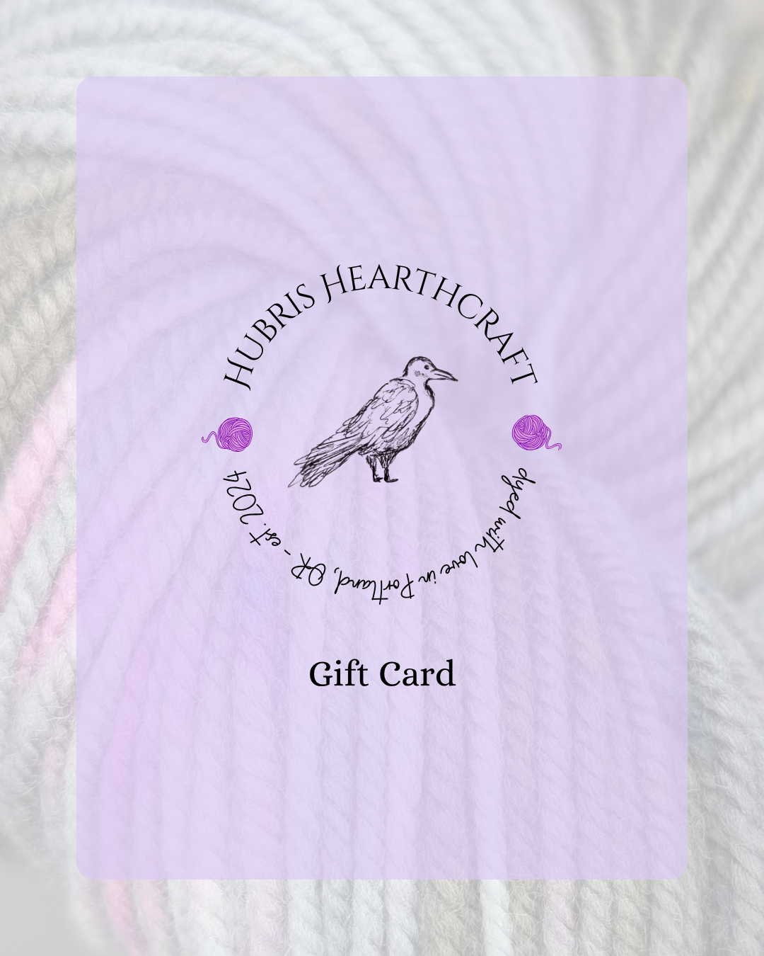 Hubris Hearthcraft Digital Gift Card