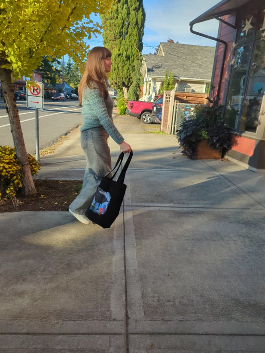 Yarn Crow Canvas Bag